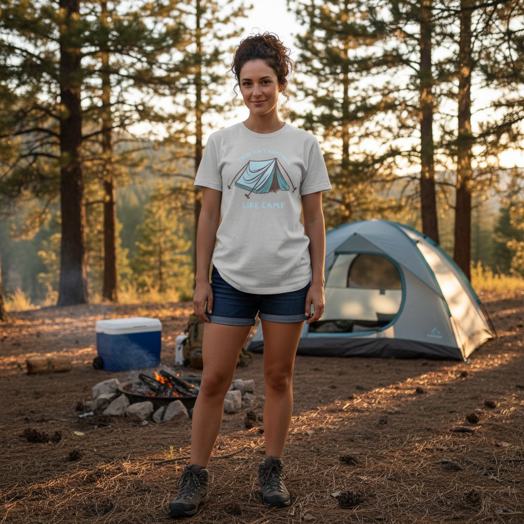 There Isn't Anything Like Camp Tent Graphic T Shirt gallery