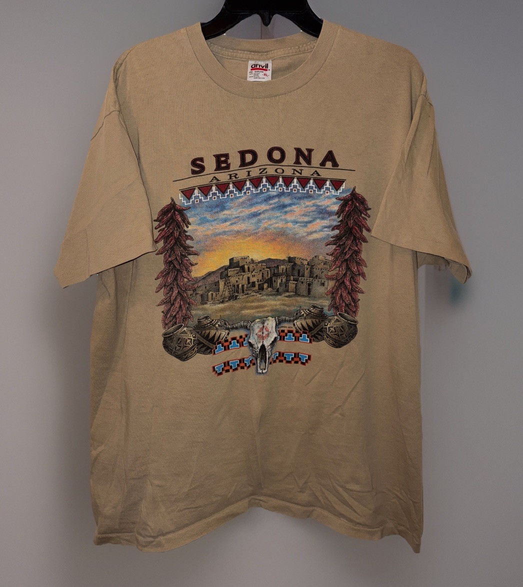 Vintage Sedona Arizona T Shirt XL Single Stitch Tee, Western 90s gallery
