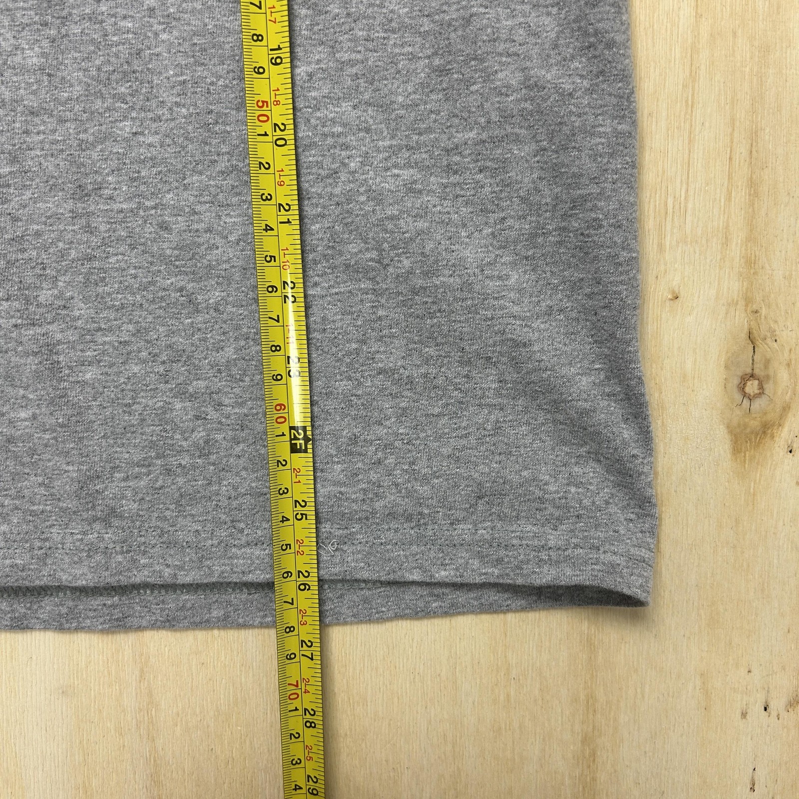 Pirana Joe Shirt Mens Medium Gray Long Sleeve Cozumel Mexico Fish Tee T-Shirt gallery