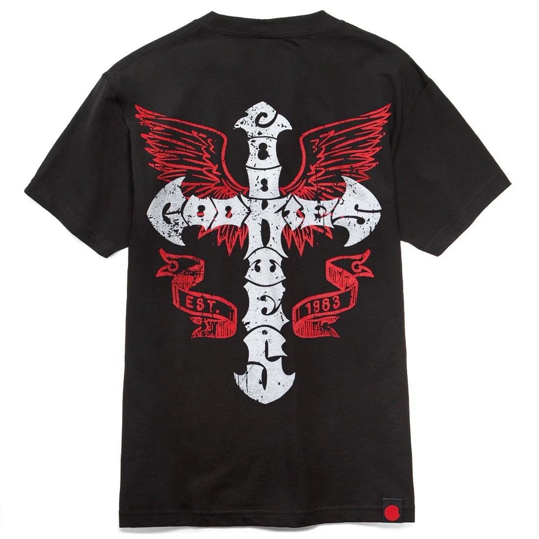 Cookies The Cross Small T Shirt Black Red Front And Back Design New In Bag gallery