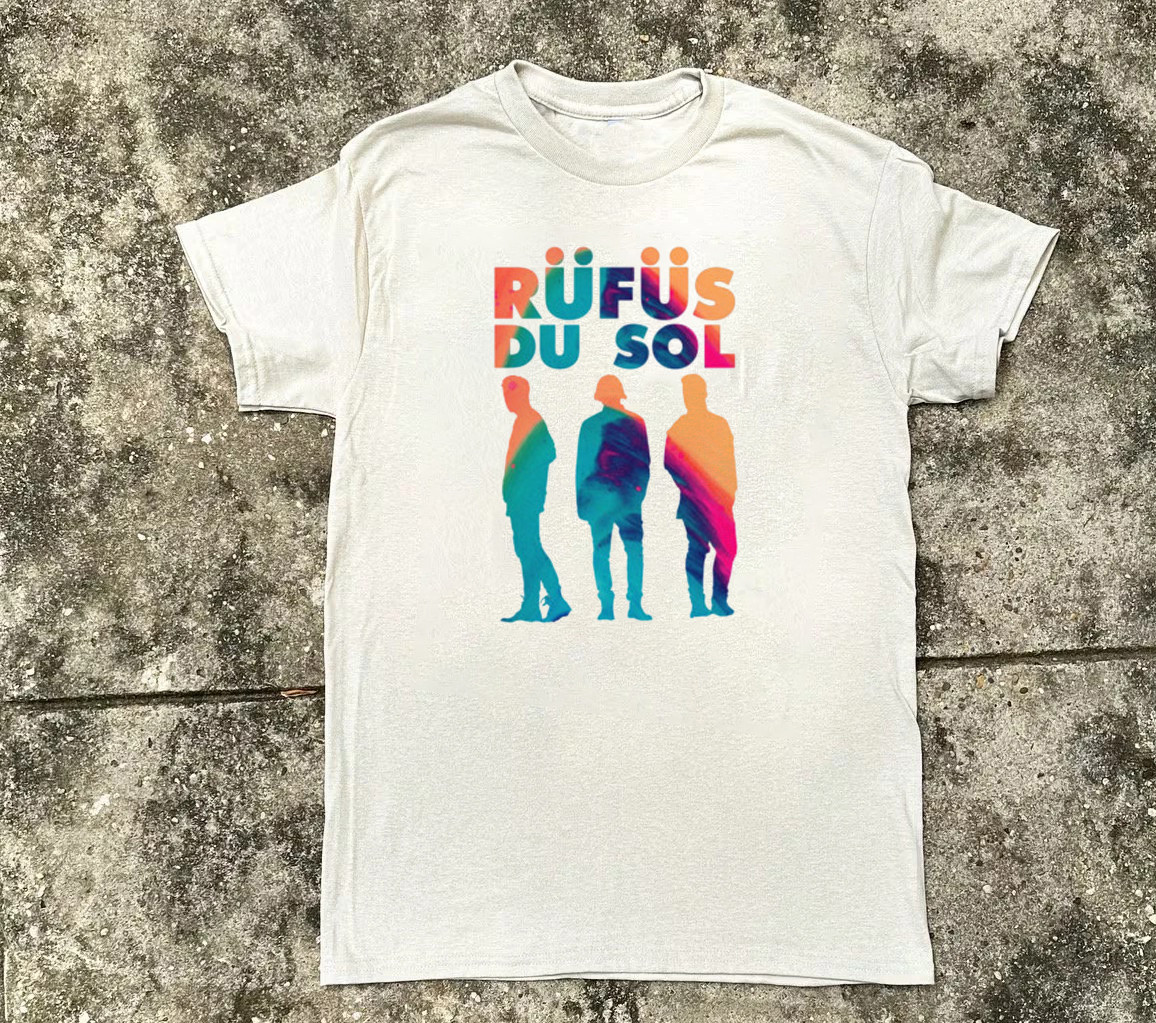 Rufus Du Sol White Cotton SHirt Full size S-5XL Unisex HL917