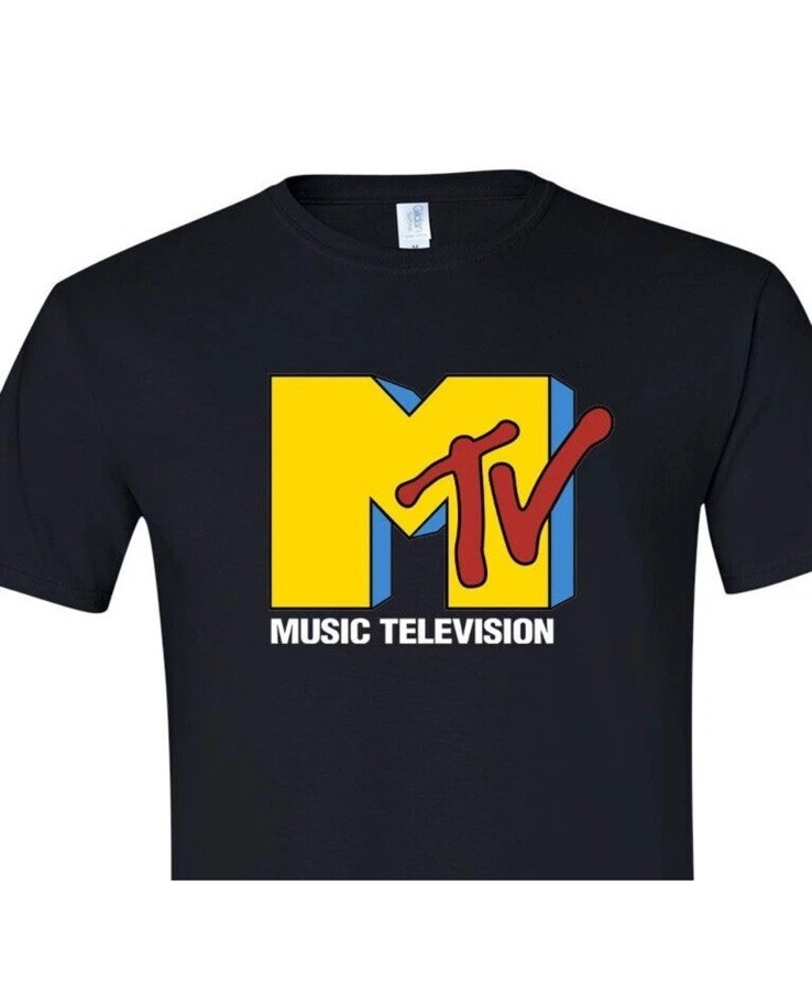 MTV Retro 80’s Music Television When it was still music! Unisex Black Large