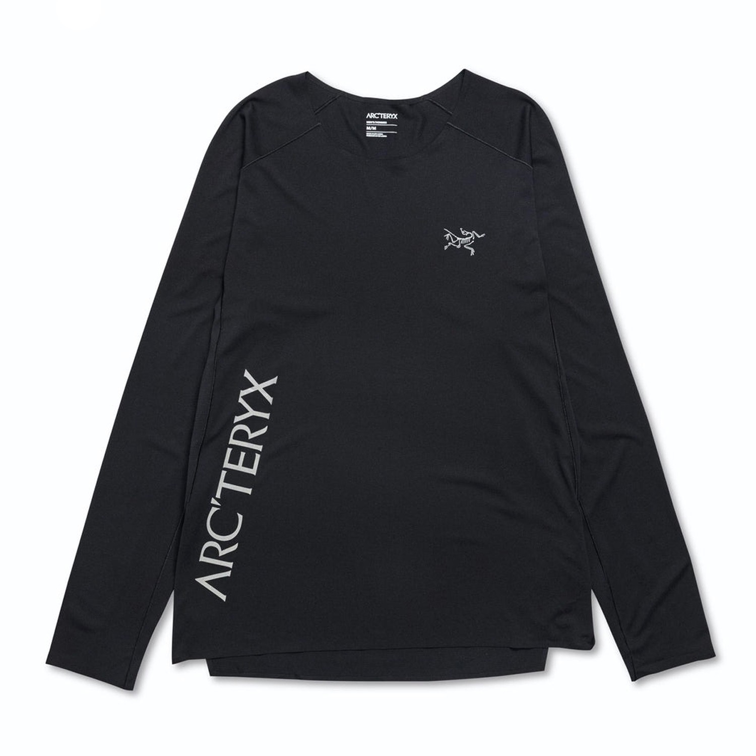 Arc’teryx Mens Norvan Downword Logo L/S Shirt – Black