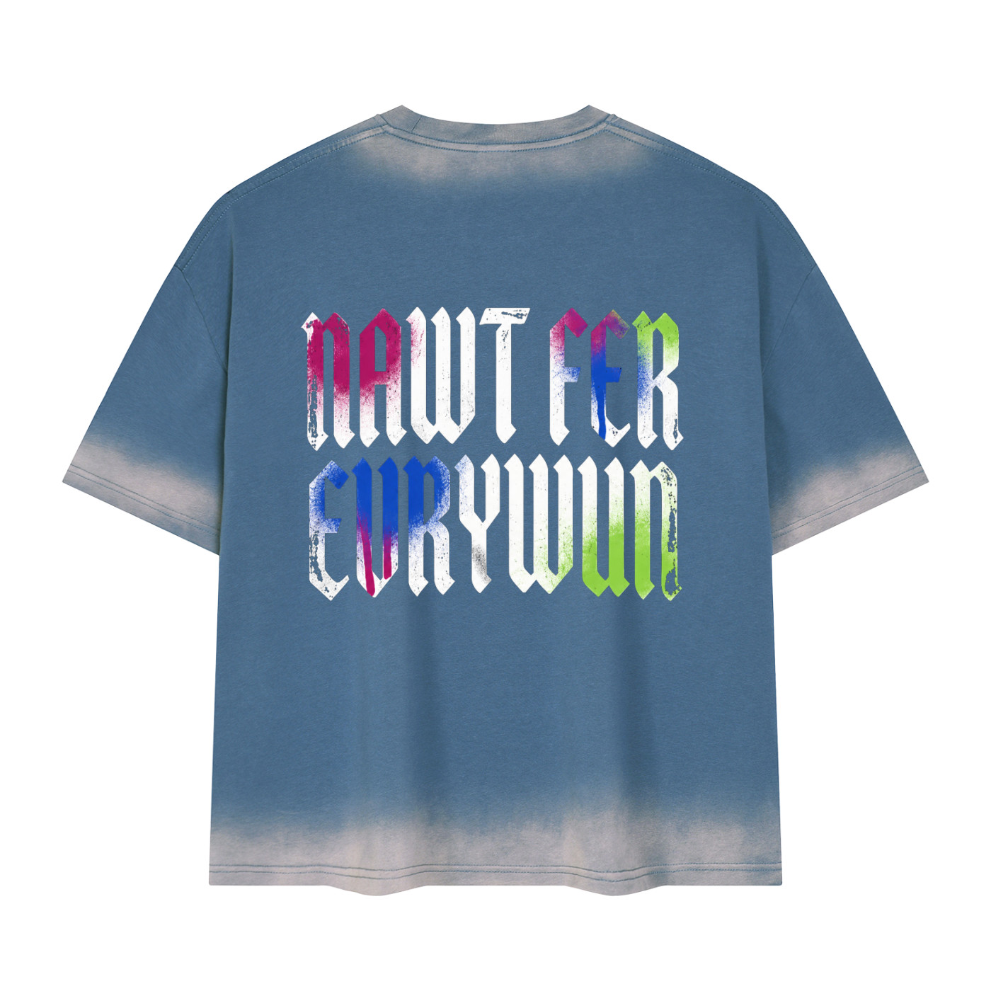 Rong Wurdz Vintage Wash Boxy T-Shirt Oversized Streetwear Graphic Tee gallery