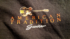 Delta Pro Weight Black Graphic Tee American Tradition Guitar Size XL