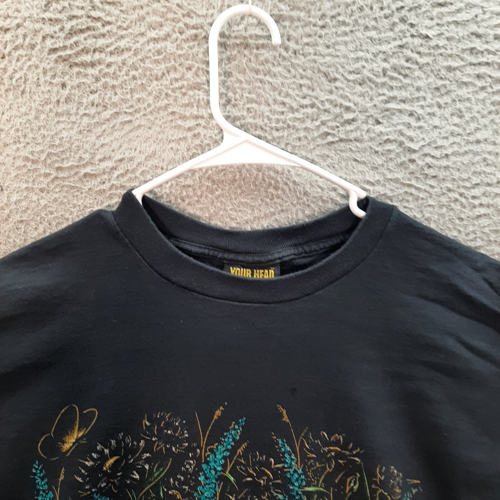 Vintage Your Head Goes Here Shirt Adult Extra Large Black Wildlife Nature 1990s gallery