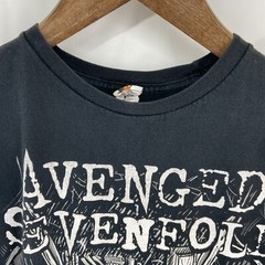 2013 Avenge Seven Fold Size L Black T-Shirt Unisex By Bay Island Sportswear
