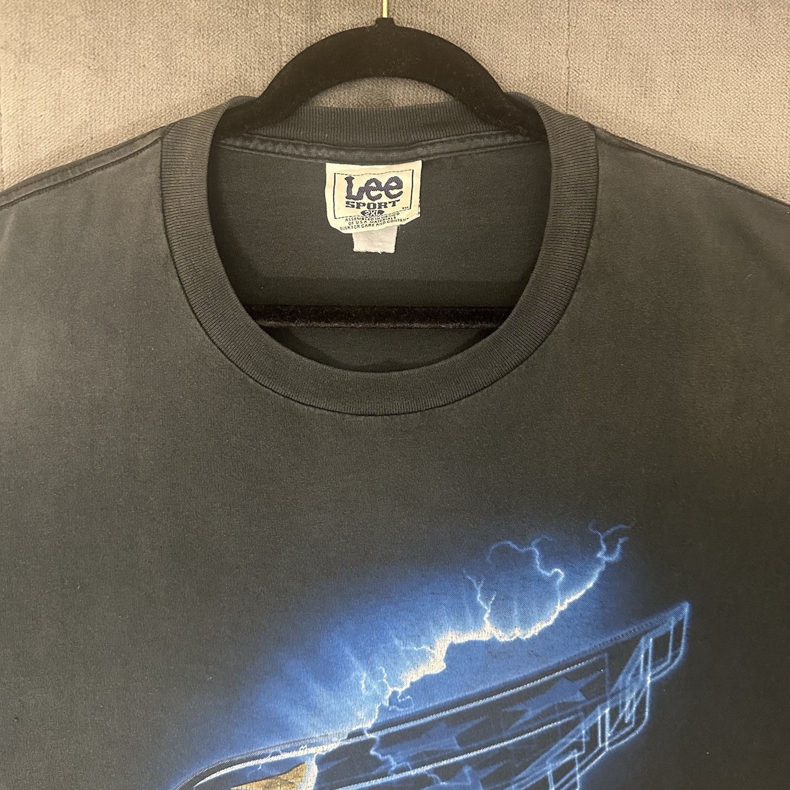 Vintage Lee Sport Lightning NHL Washington Capitals T Shirt Men’s Size XXL RARE gallery