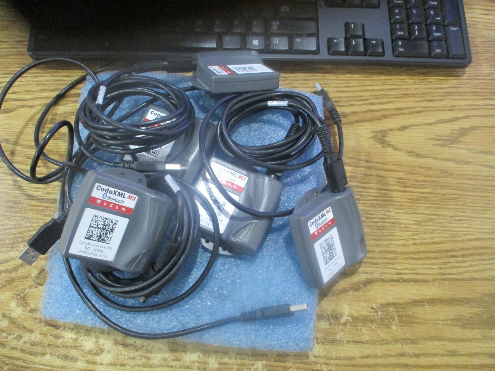 Lot of CodeXML M3 Bluetooth Modem. BTHDG-M3_02 With I/F Cable. Qty. 5