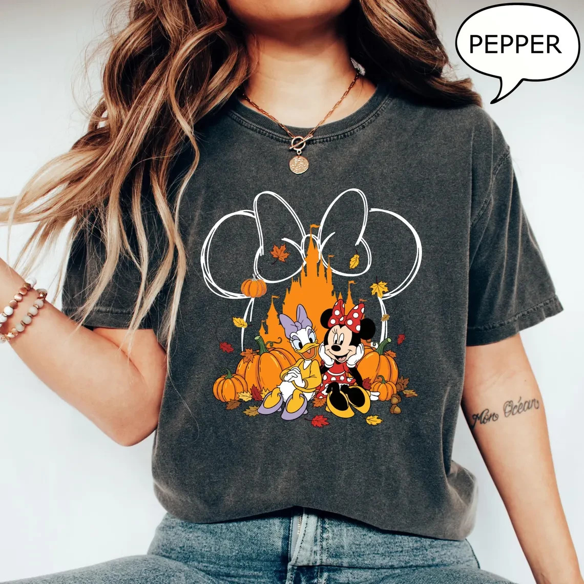 Comfort Colors® Disney Daisy and Minnie Halloween T-Shirt, Besties Halloween Shi gallery