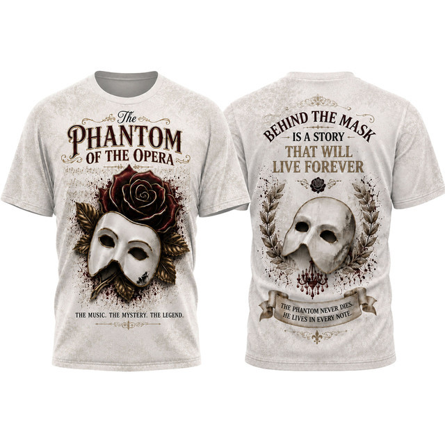 Phantom of the Opera 40th Anniversary 1986-2026 Shirt - All Over Print gallery