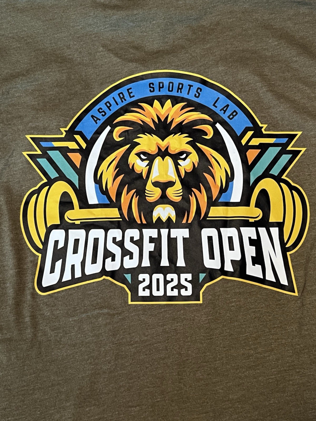 Aspire Sports CrossFit Open 2025 Brown T Shirt Sz M gallery