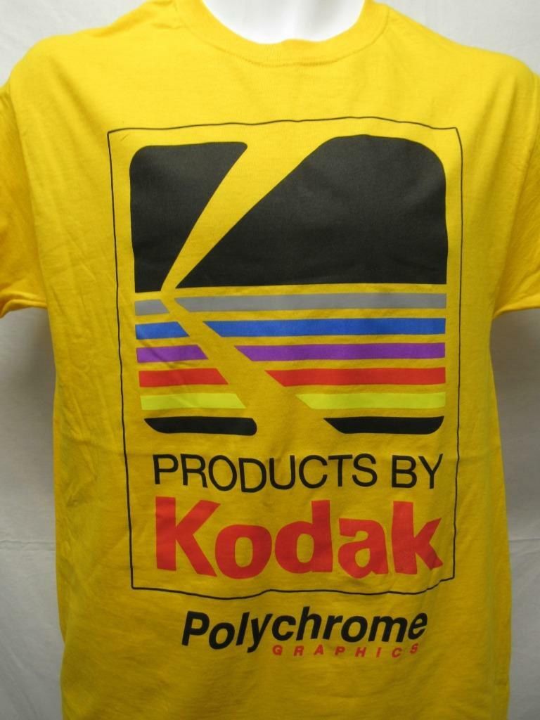 New Kodak Polychrome Mens Sizes S-M-L-XL Yellow Licensed Shirt gallery
