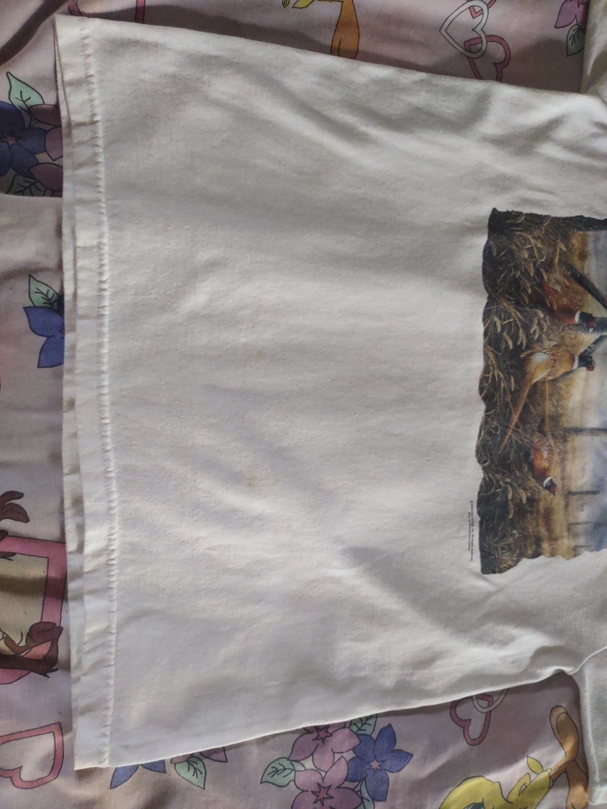 VTG Wild Wings JERZEES Heavyweight Blend T Shirt Pheasants Medium gallery