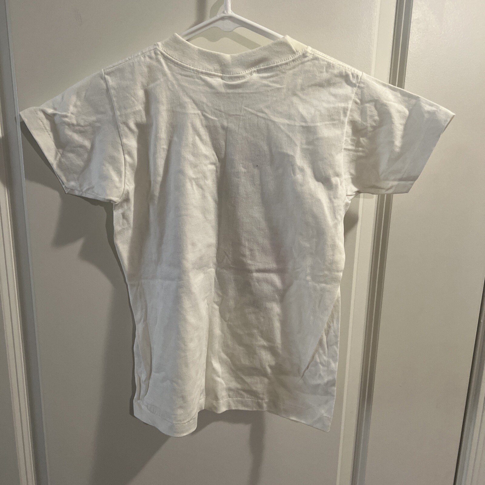 VINTAGE Eric Davis Baseball Caricature White T-Shirt W/Tags As Pictures Child gallery
