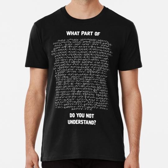 Standard Model Lagrangian S to 5XL Made in the USA T-Shirt gallery