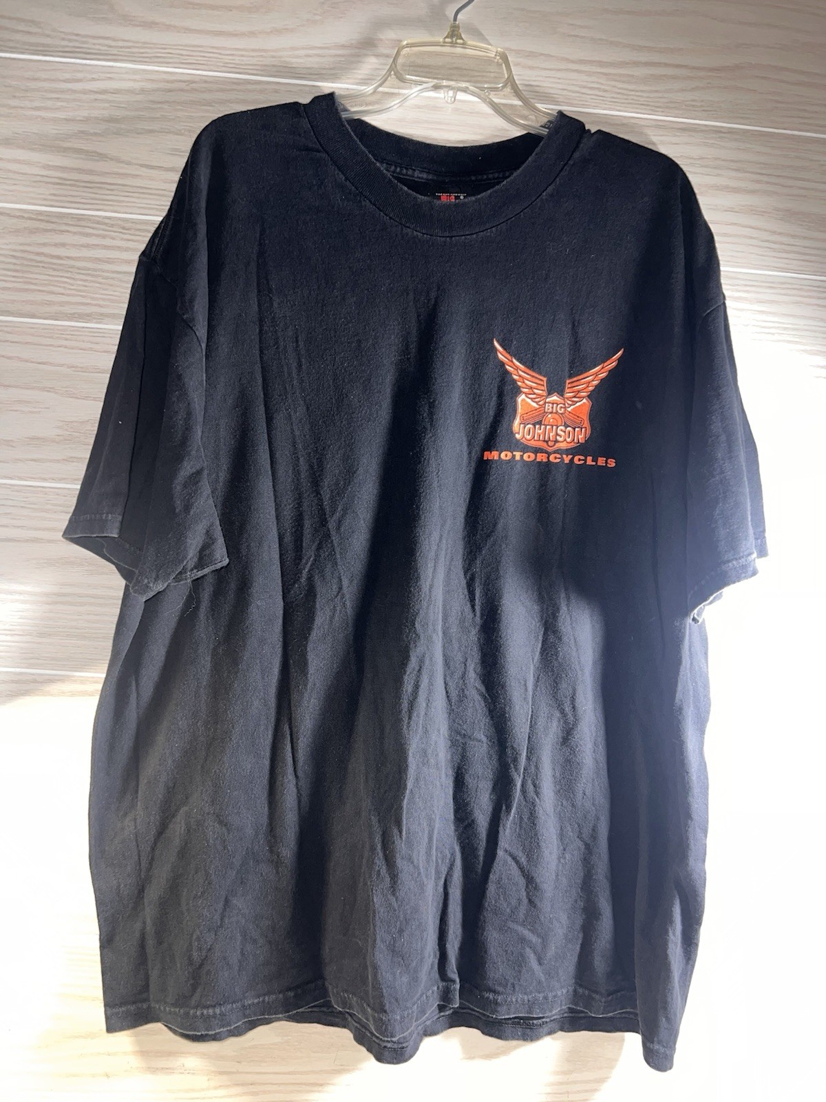 Vtg 1998 Big Johnson Motorcycles The Bi*ch Fell Off T-Shirt Size XXL 2XL MEN gallery