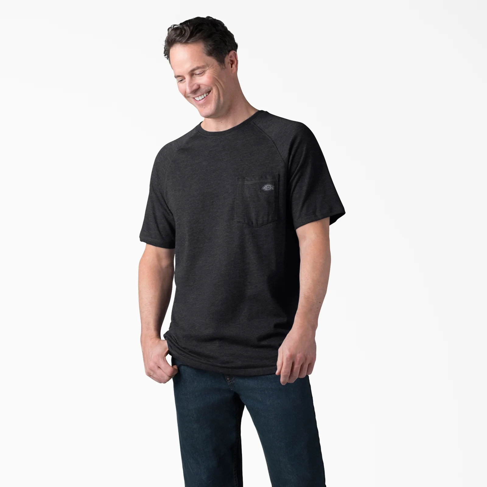 Dickies Men’s Short Sleeve Performance Cooling Tee Big-Tall, Black Heather, 3T