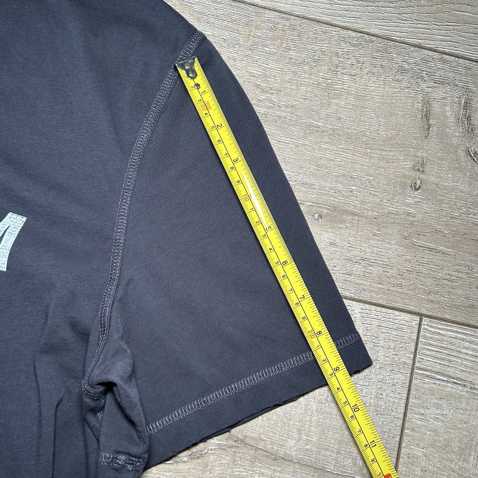 Helmut Lang Meatpacking Crewneck T Shirt Gray Large NYC Designer Tee gallery