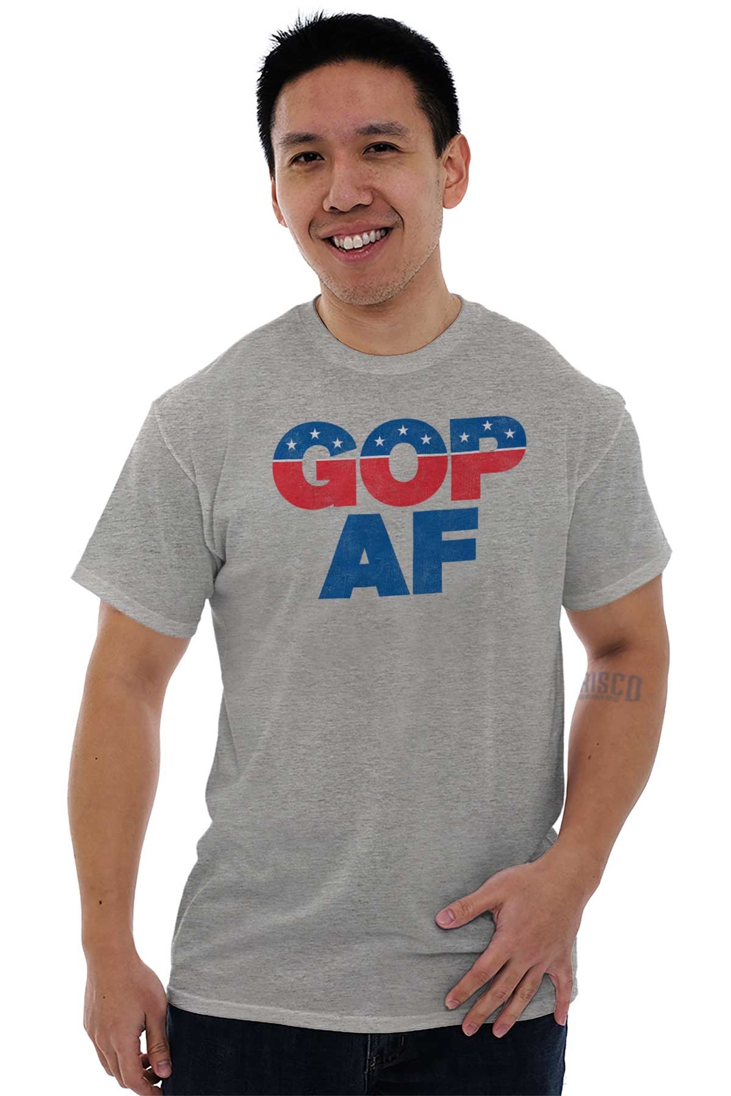 GOP AF Republican Conservative Right Wing Patriotic MAGA Classic T Shirt Tee gallery