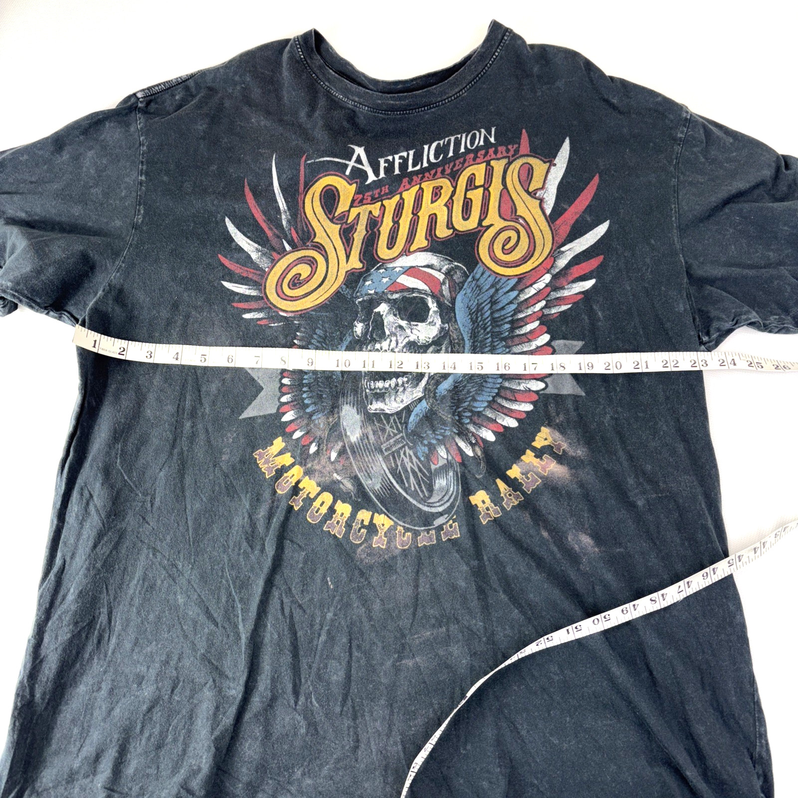 Affliction Sturgis 75th Annual 2015 Black Hills Motorcycle Rally Mens Shirt 2XL gallery