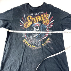 Affliction Sturgis 75th Annual 2015 Black Hills Motorcycle Rally Mens Shirt 2XL