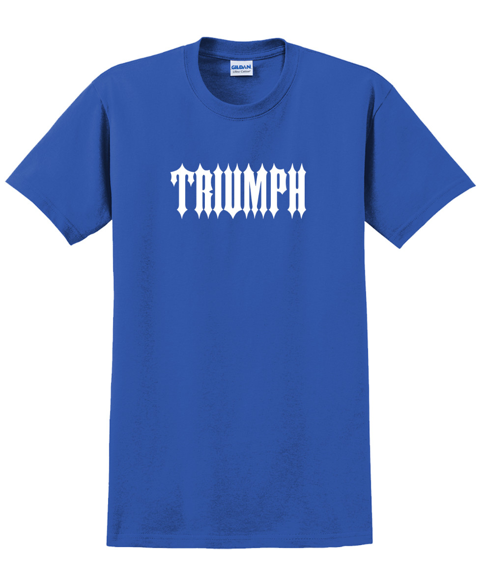 Triumph T-Shirt Short Sleeve Graphic Tees Unisex Apparel inspirational Designs gallery