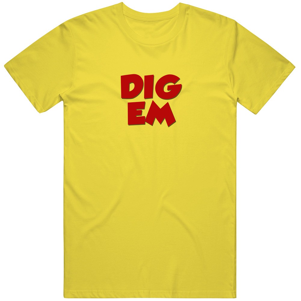 Dig Em Frog Honey Smacks Retro Cereal Retro Vintage Daisy Yellow Cotton T Shirt