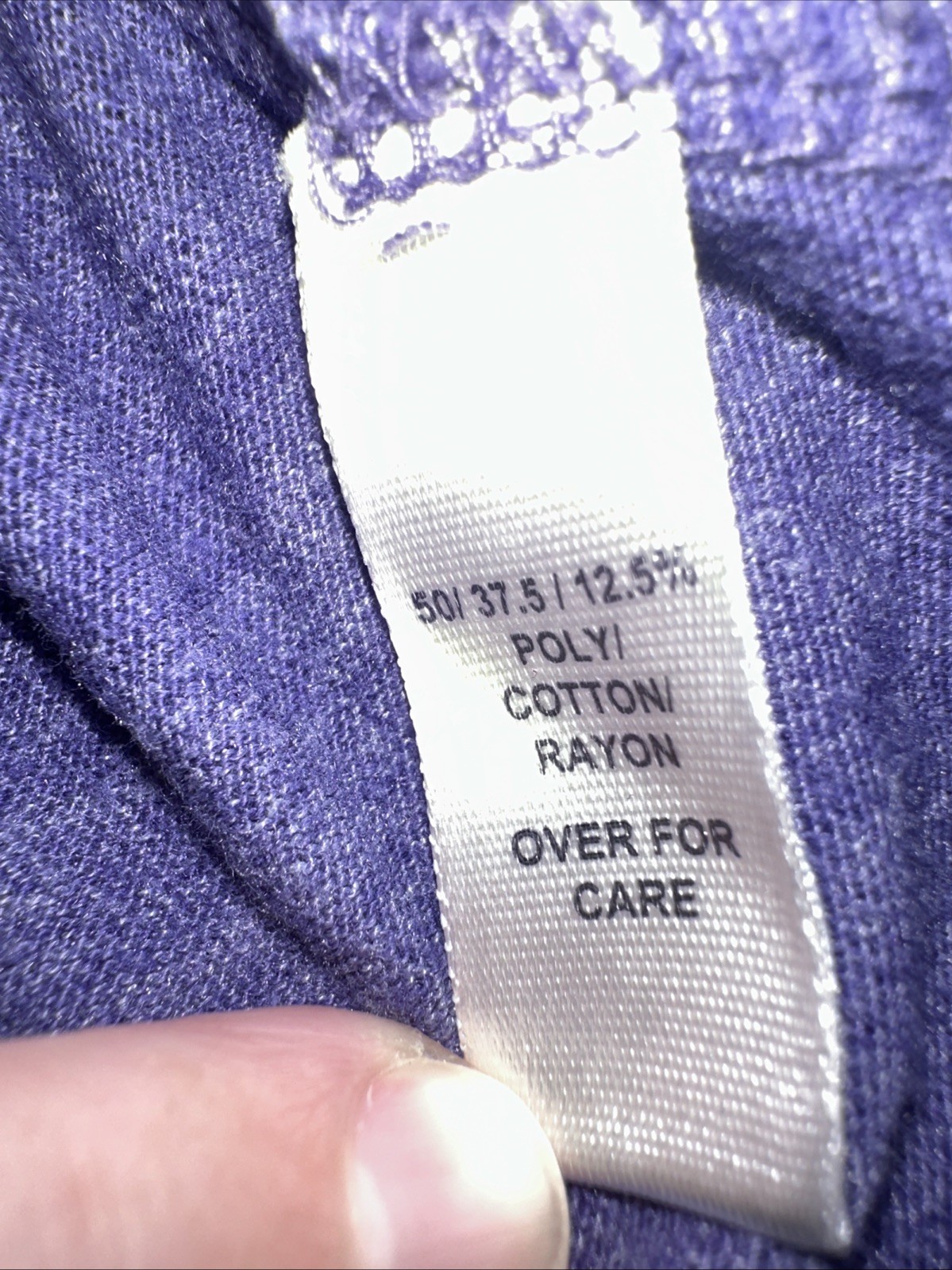 5333 The League TCU Horned Frogs Men’s Large Purple Poly Cotton Blend T-shirt gallery