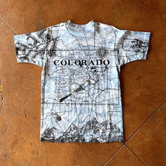Colorado Map Wraparound All Over Print Graphic Tee