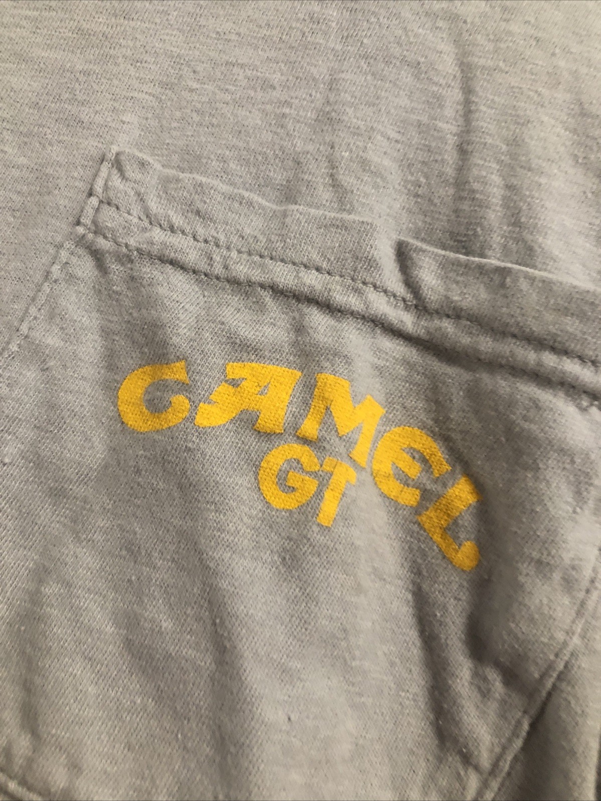 VINTAGE CAMEL CIGARETTE PRO GRAY 75TH BIRTHDAY T-SHIRT 1988 RARE DREW PEARSON gallery