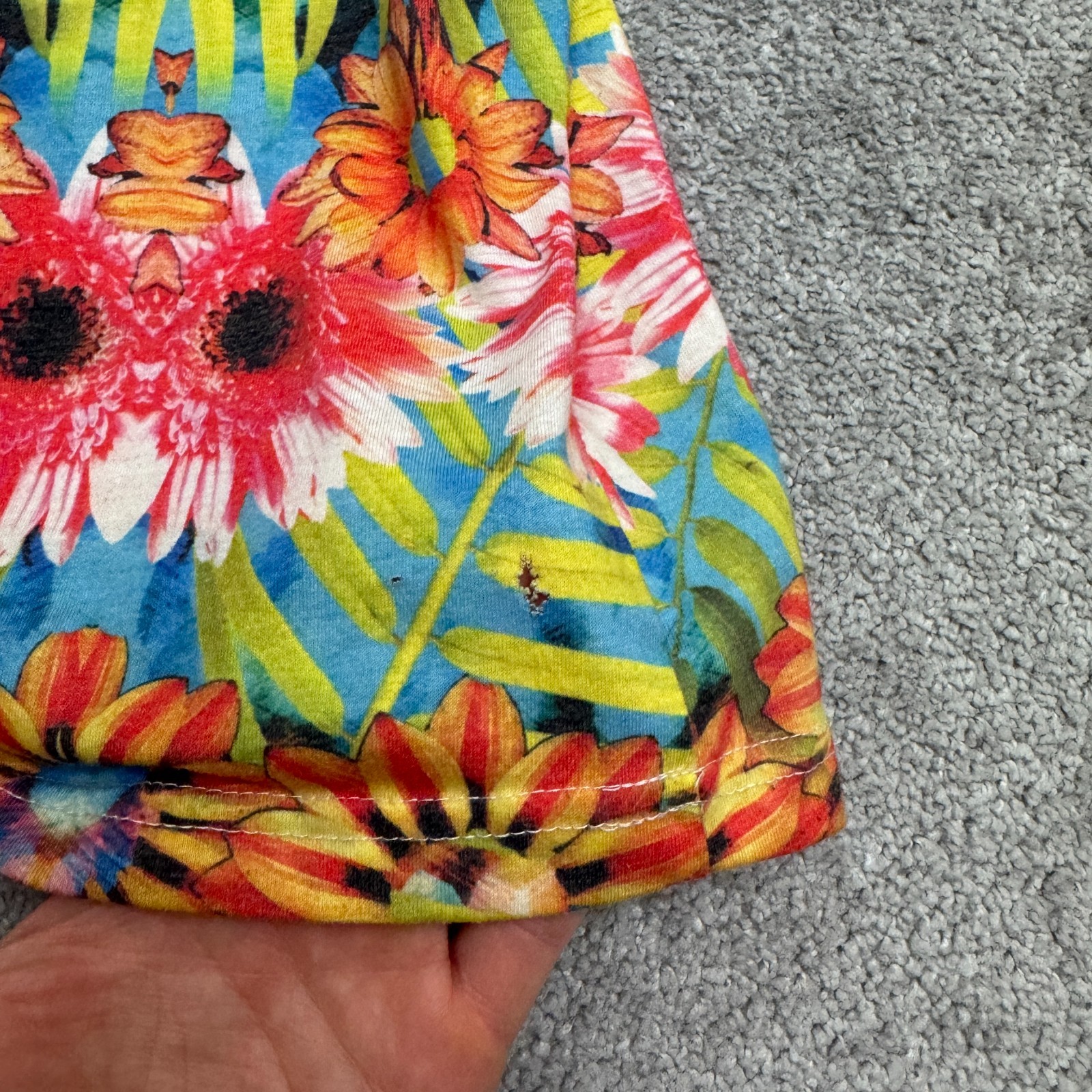 Neff Floral Tropical Summer Tank Top Mens Medium Multicolor Polycotton Hawaiian gallery