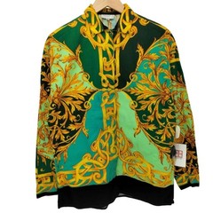 VERSUS Baroque Pattern Flat Front Shirt Men’s Used BAZZ-0