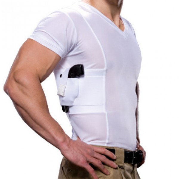 Men's Concealed Carry V-Neck Tee