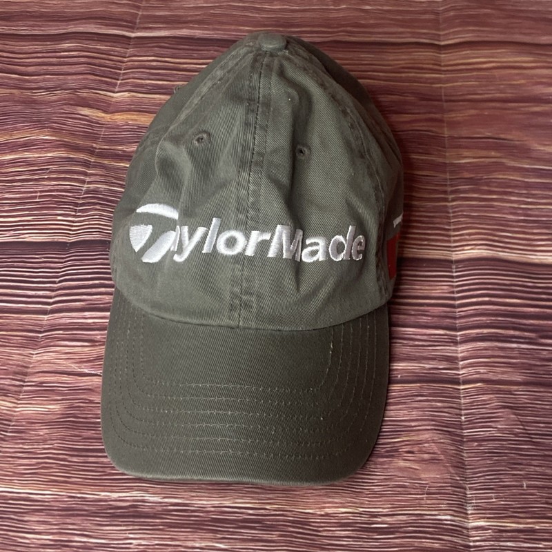 TaylorMade Hat Cap Strap Back NAVY GREEN Mens Golf R7 Outdoors One Size