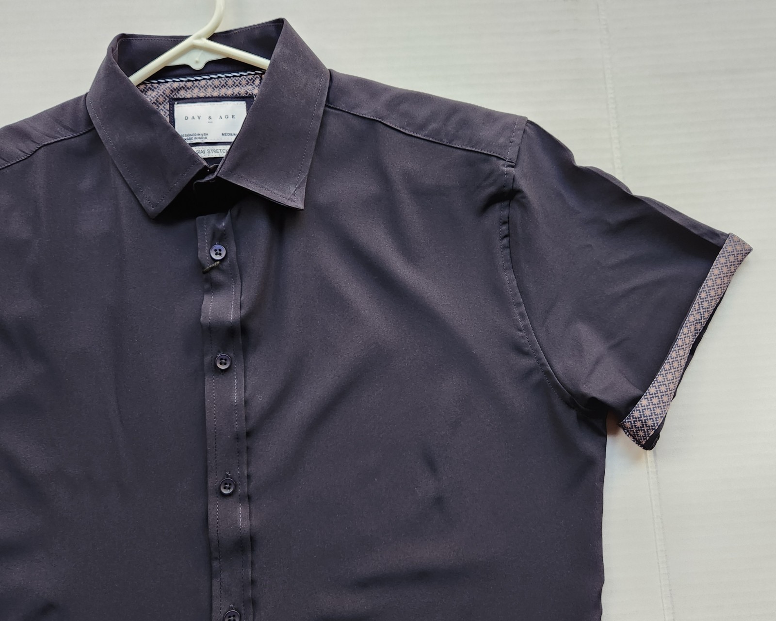 Day & Age Men's Apparel w-way Stretch Black Polo Shirt - Size: Medium gallery