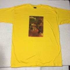 Kobe Bryant Men’s XL Yellow T Shirt Screen Print Custom Made Los Angeles Lakers