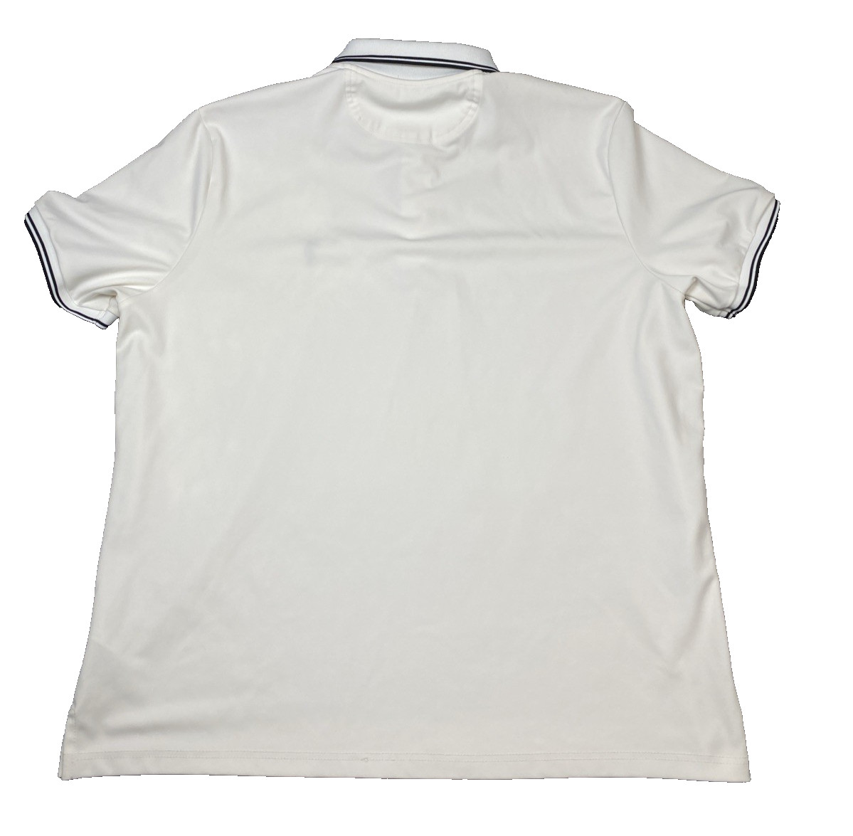 U.S. Polo Assn. Men’s XL White Stretch Tee 95/5 Poly Spandex – Stain Noted gallery