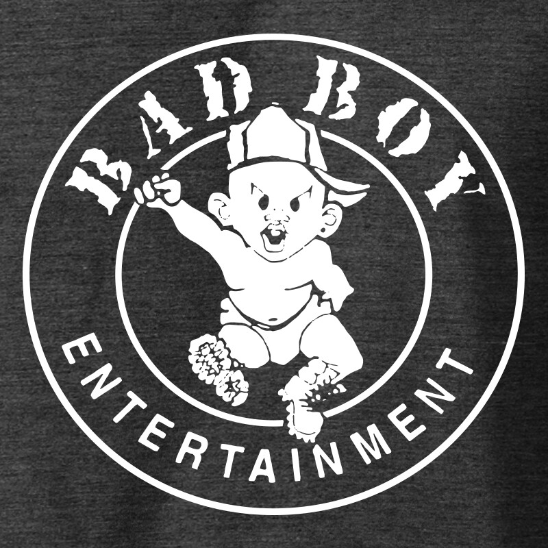 BAD BOY Entertainment T-Shirt Hip Hop Rap Pop Rock Music Label Records S-6X Tee