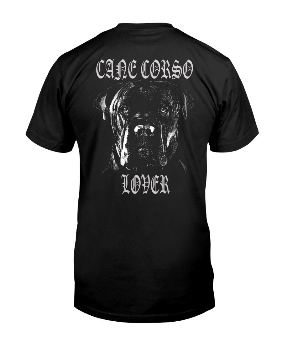 NWT Cane Corso Lover Unisex Black T-Shirt size Large 