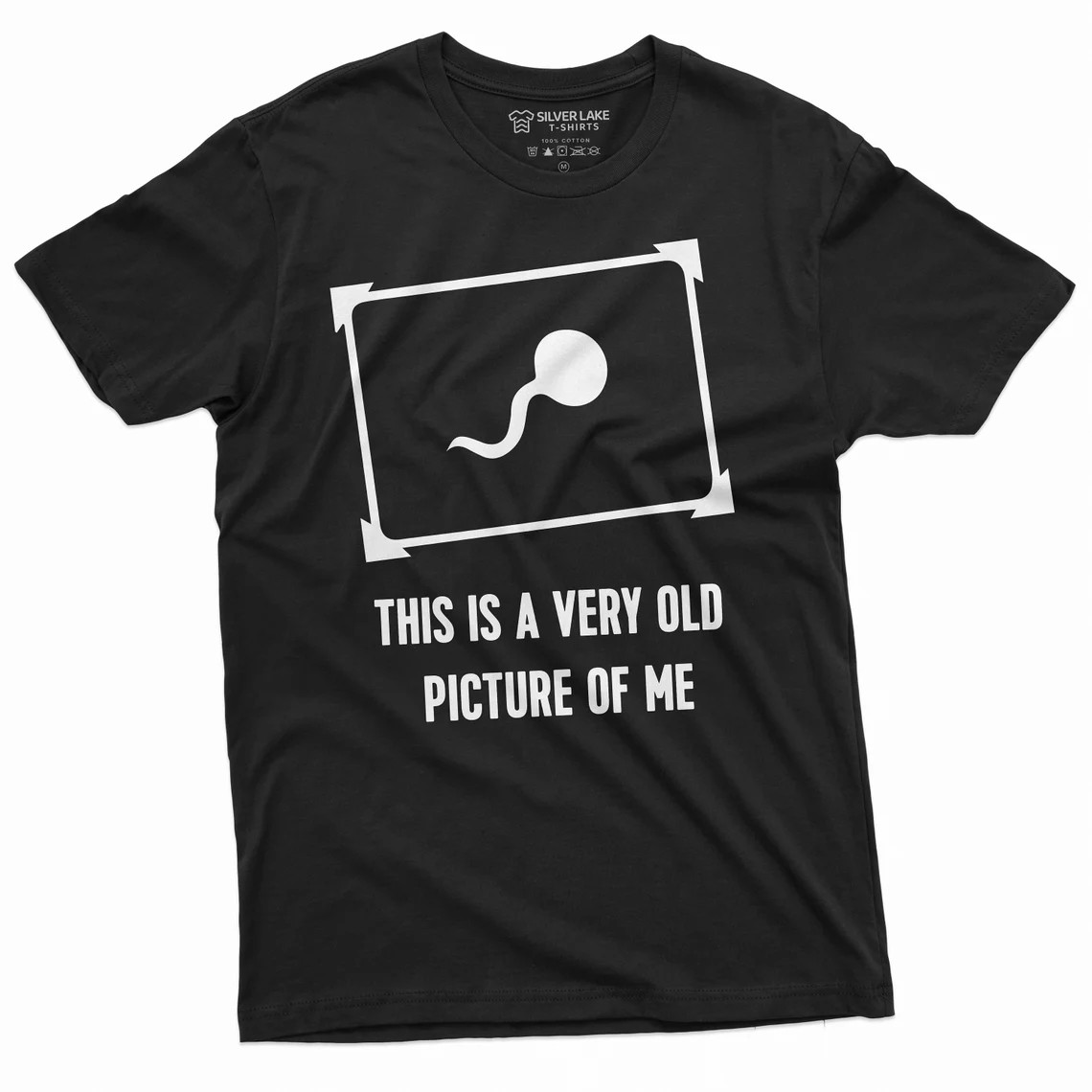 Men’s Funny This is a very old picture of me offensive funny tee shirt Birthday