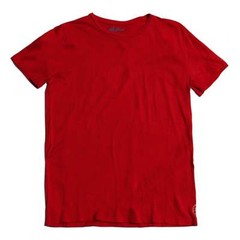 Hartford Cotton Solid Color Tee, Red