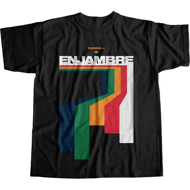 Enjambre Band Daltónico 2010 Album Shirt Black Unisex Size S-5XL 1HP0222