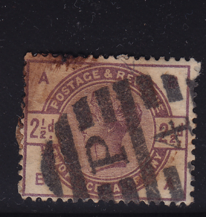 GB Stamp #101 used Great Britain with P 4 cancel CV $23