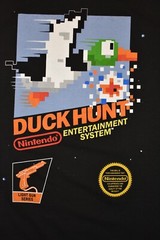 Nintendo Mens Nintendo Game System Duck Hunt Black Shirt New 4XL, 5XL