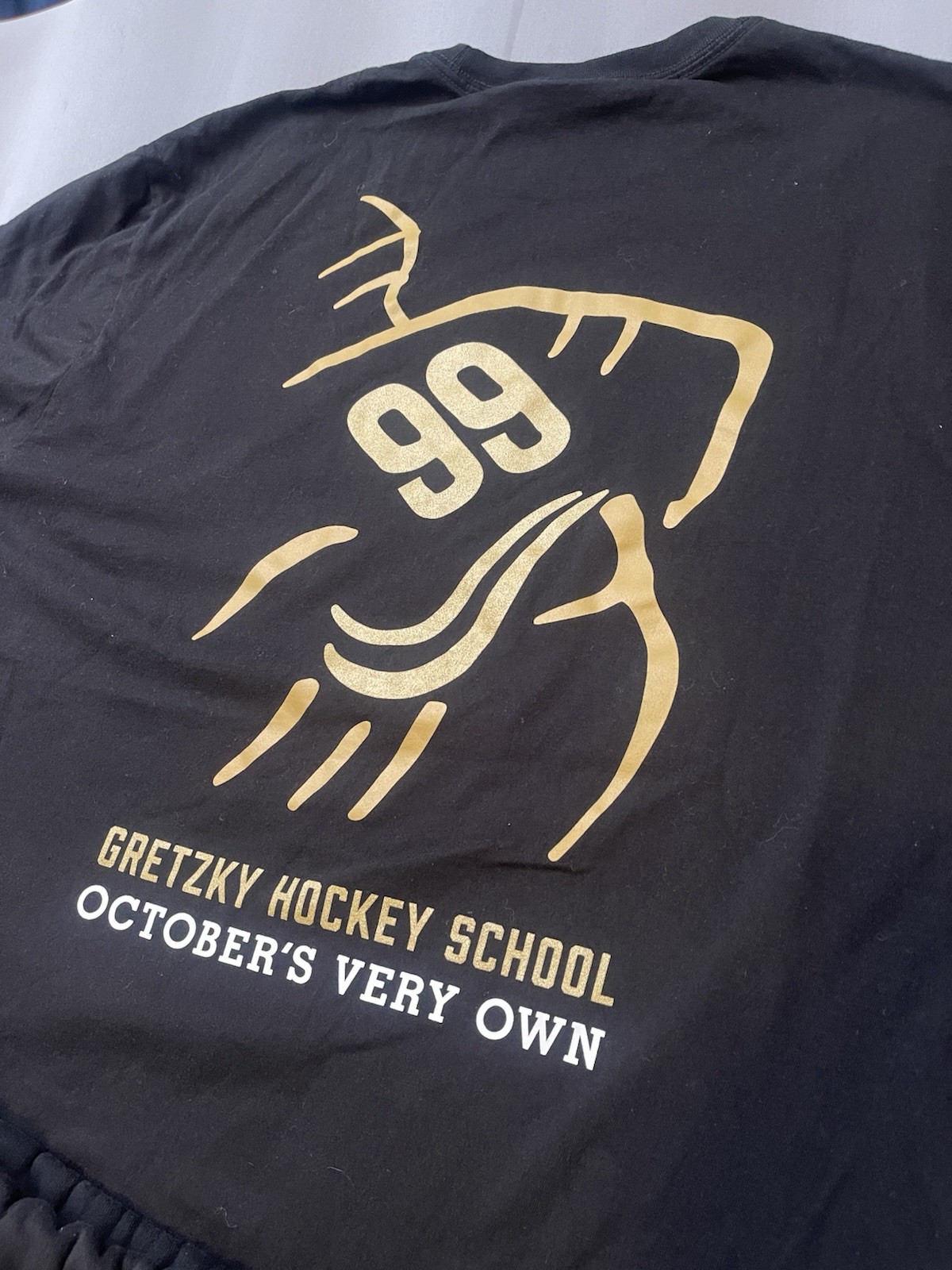 OVO x Wayne Gretzky Hockey School Collab Exclusive Black Shirt & Shorts Drake gallery