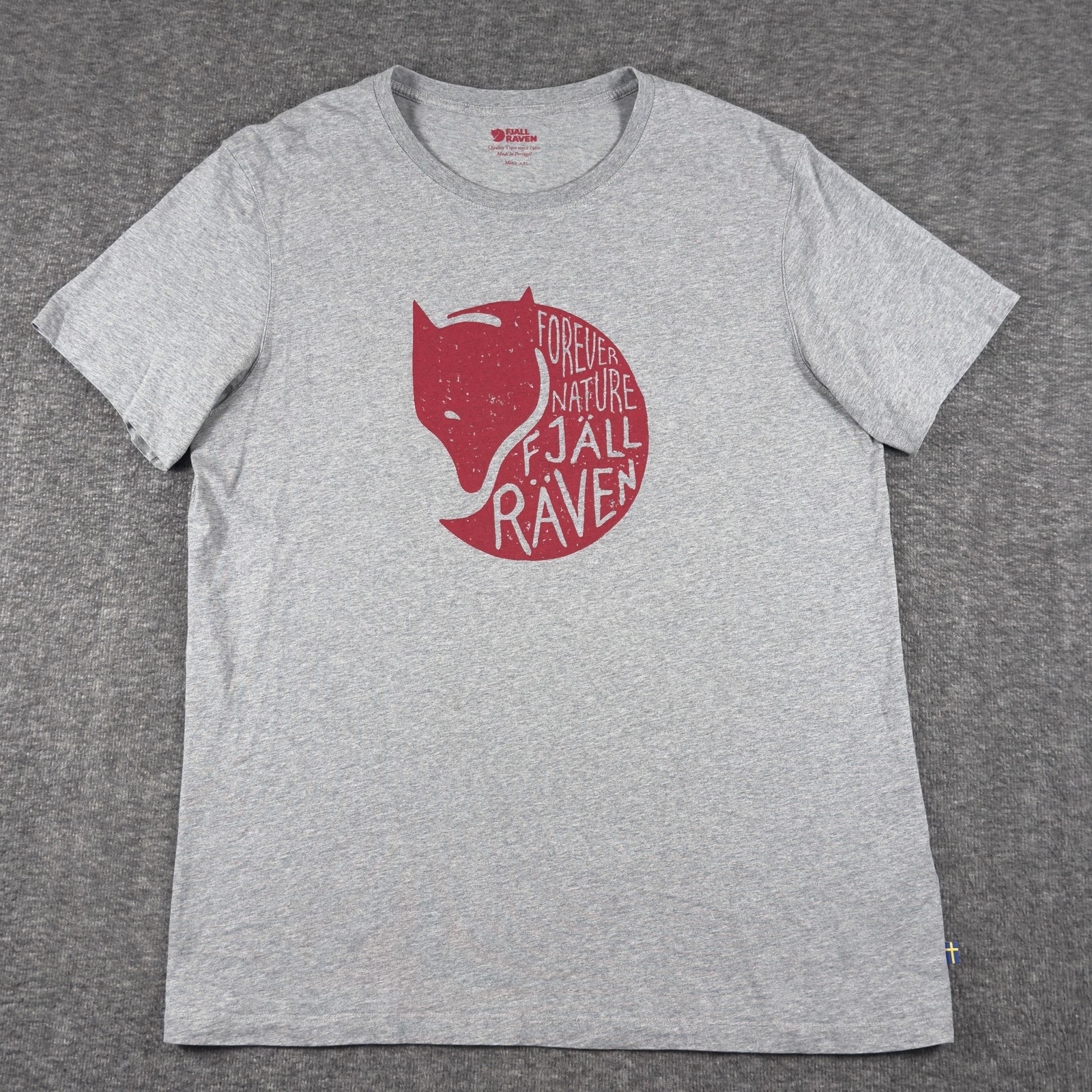 Fjallraven Forever Nature Shirt Mens 2XL Gray Graphic Logo Tee T-Shirt Portugal gallery