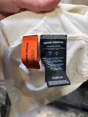 Heron Preston – Misprinted Heron Tee in White / Navy – Size XL