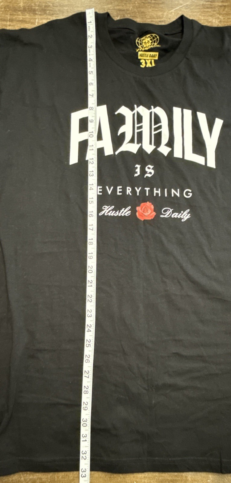 Muerte Hustle Daily Short Sleeve Graphic TeeShirt 3XL Black Family Is Everything gallery