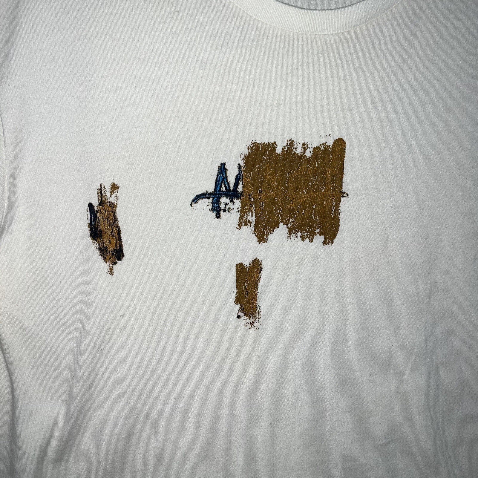 Uniqlo SPRZ NY x Jean-Michel Basquiat T Shirt Men's Sz M Cream King Pleasure Tee gallery